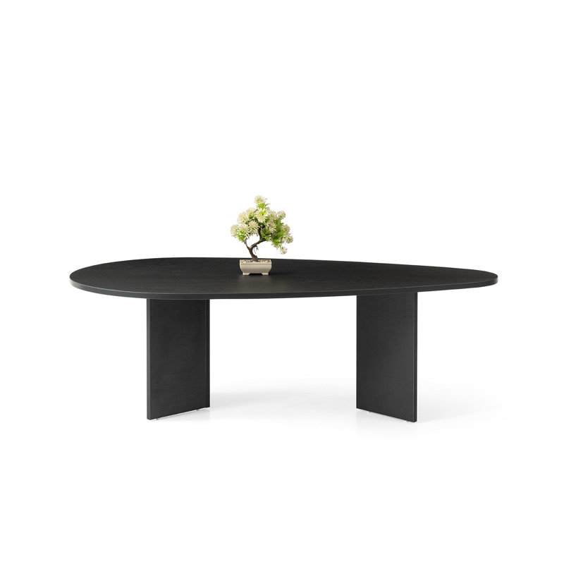 Table basse, H 16,54 po x l 54,92 po x P 31,3 po, Bois noir