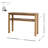 Newcastleton 43'' Solid Wood Console Table-1806449306