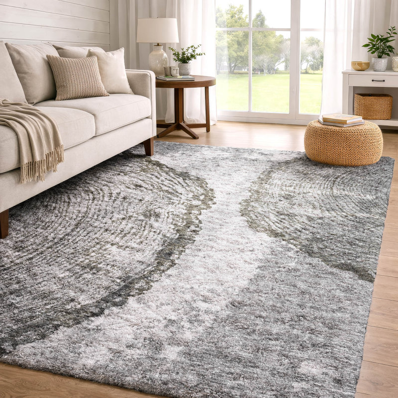 Tapis à poil long de qualité supérieure lavable à la machine ADS649, 9' x 12'