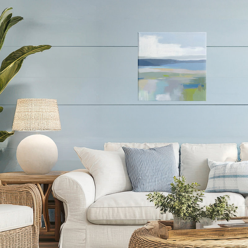 «Quiet Cove Impression Canvas» par Mona Grace, H 17 po x l 17 po