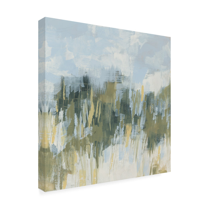 «Grassy Dunes I» sur toile, H 18 po x l 18 po