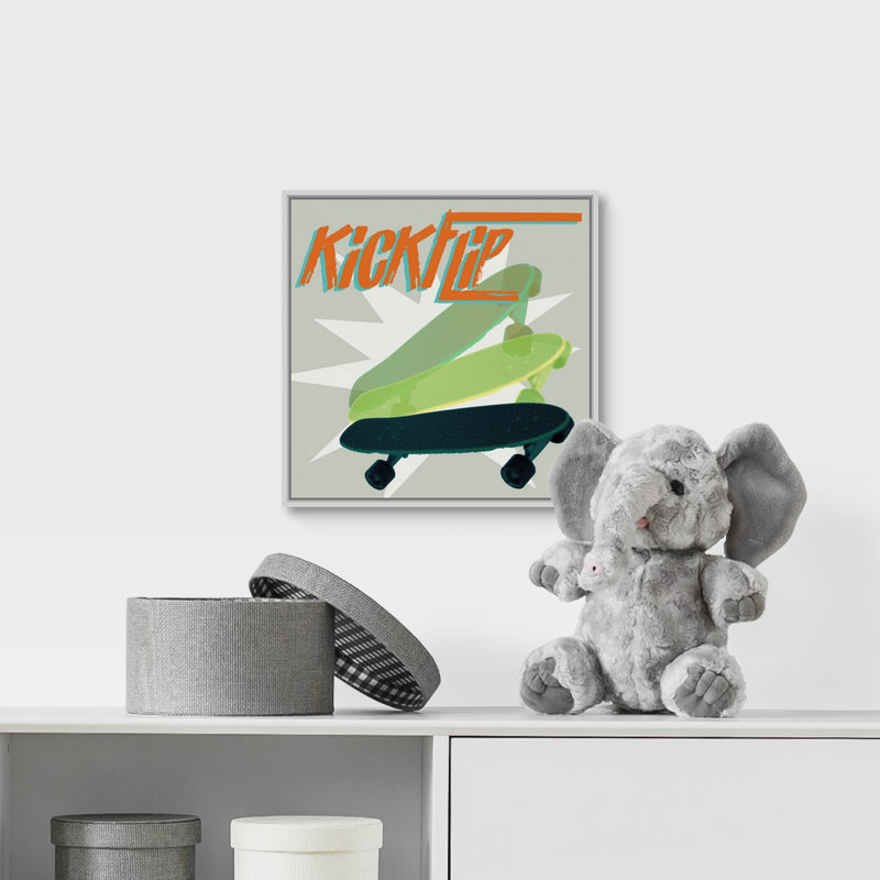« sk8r iii », art sur toile Persaud, H 12 po x l 12 po x P 1,75 po, White Floating Frame