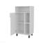 Armoire d'appoint avec rangement ouvert et 1 porte