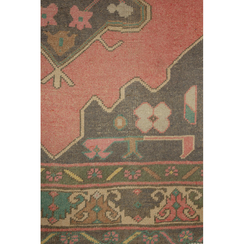 Vintage Turkish Village Rugs One-of-a-Kind Runner 2'10" X 10'11" Area Rug