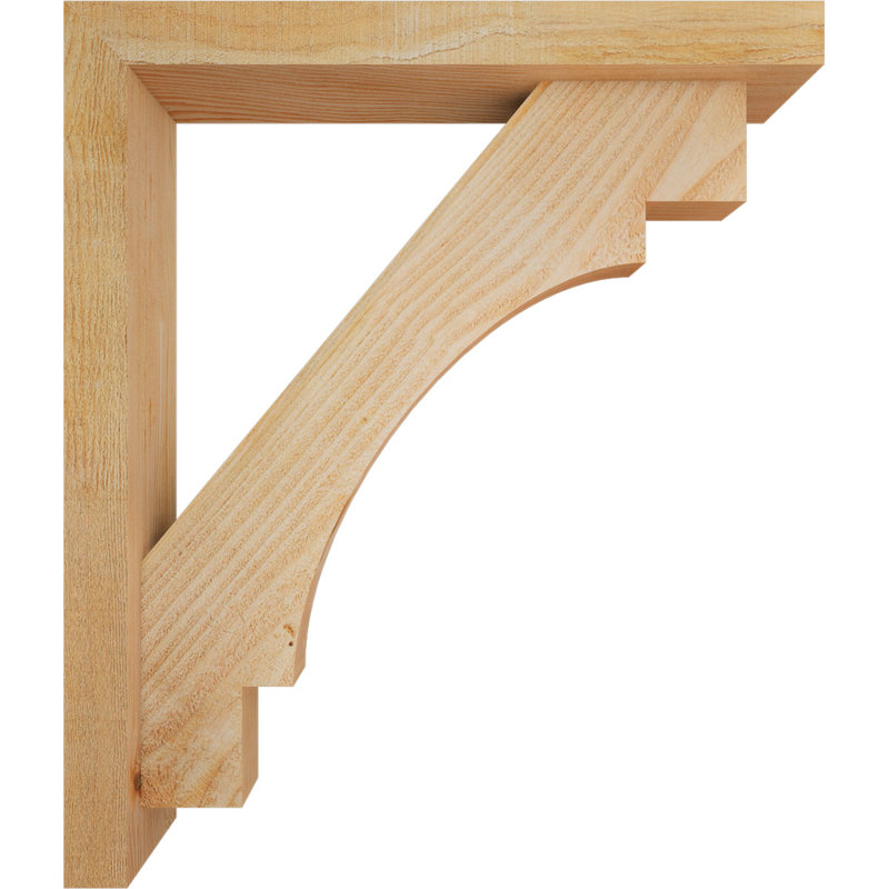 Support Merced Block avec support décalé, 28 x 24, Sapin Douglas de l 4 po (scié brut)