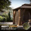 Pavillon de jardin à toit rigide avec toit en acier galvanisé et structure en métal-124438538-125549634