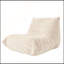 Pouf ergonomique avec soutien corporel en 5 points, tissu chenille de qualité supérieure pour une détente optimale-1376350925
