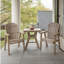 Berlin Gardens Comfo Back Regular Top With White Base Dining Chair-1354354200