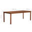 Table de salle à manger d'extérieur avec trou pour parasol en bois d'acacia massif-124139871-105853405