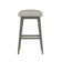 Dorreen Wood And Upholstered Square Backless Adjustable Height Swivel Stool