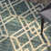 Tapis bleu sarcelle Chval