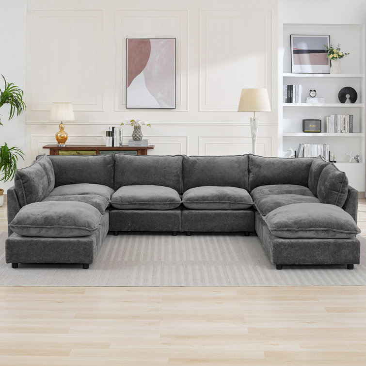 Cairee 8 - Piece Upholstered Sectional