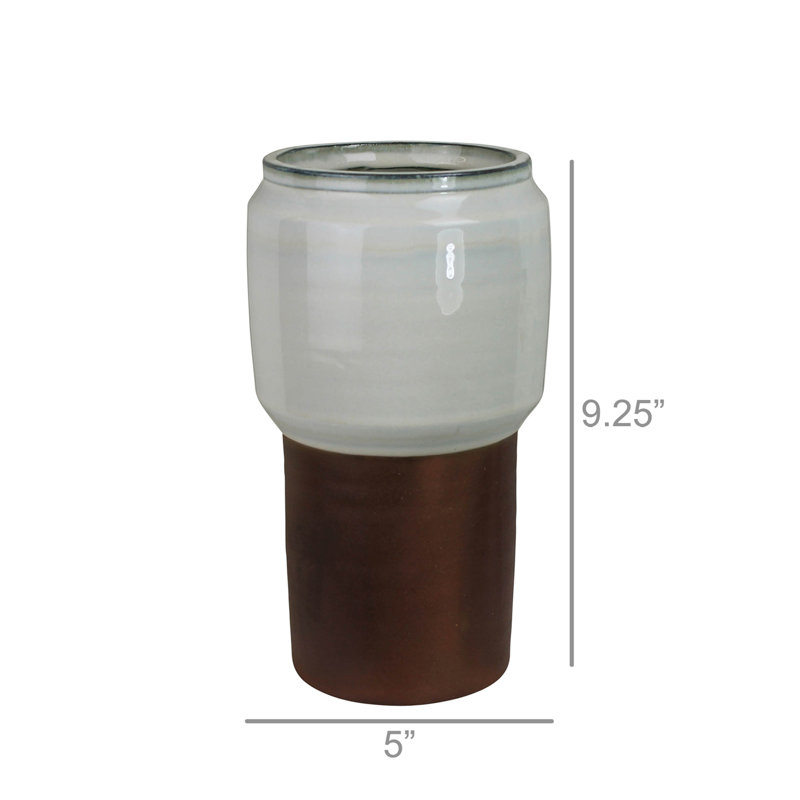 Vase Alta, en céramique - Lrg, H 9,25 po x l 5 po x P 5 po