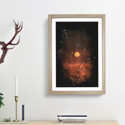 Sunset on Fire - Framed Print
