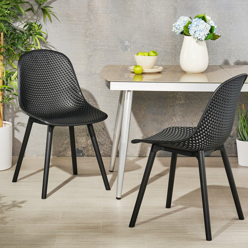 Tabouret d'extérieur 17 po Majram, Noir