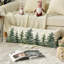 Housse de coussin de Noël flocons de neige, décoration de housse de coussin de vacances d'hiver pour canapé-105631044