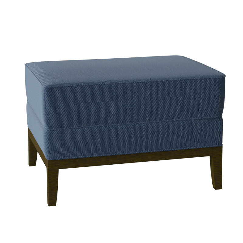 Eastside Ottoman, Gray, Sable