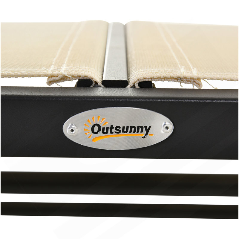 Banc oscillant pour 2 personnes Outsunny