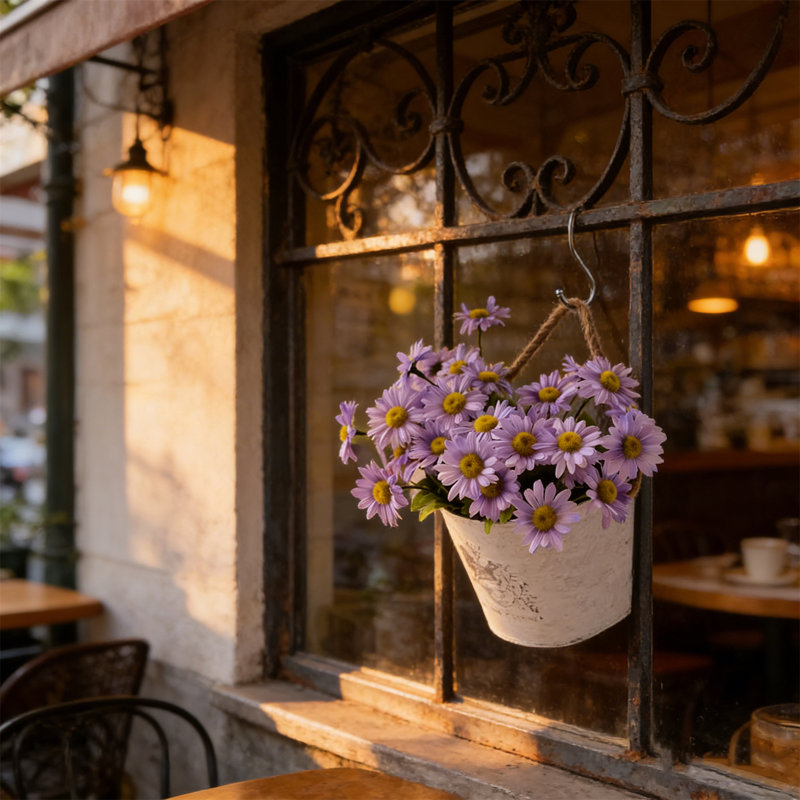 Wall-Mounted Artificial Flower