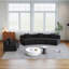 4-Seat Curved Sectional Sofa with Pillows-133674973-133674974