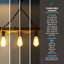 8 watts (75 watts équivalents), ST19 DEL, ampoule à intensité variable, culot E26 / moyen (standard)-87641407