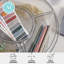 Plateau tournant en plastique avec 5 bacs de rangement amovibles Martha Stewart Brody Lazy Susan