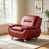 Red Faux leather sélectionné