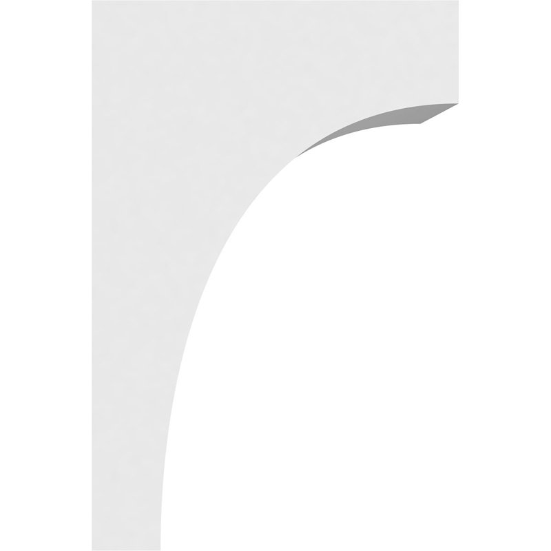 Corbeau standard en PVC de qualité architecturale Stockport, H 12 po x l 7 po x P 8 po