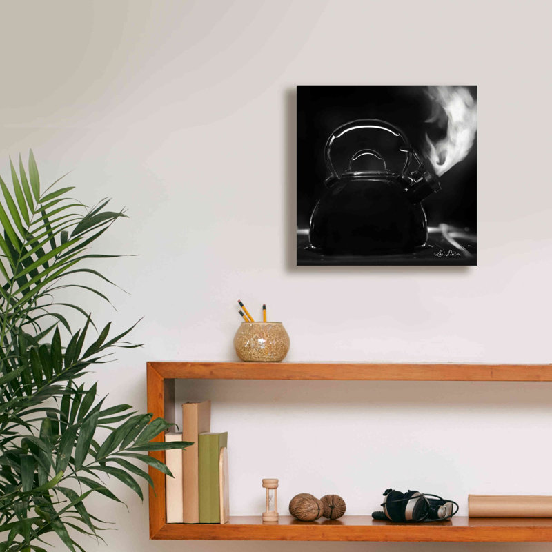 «Tea Time II» par Lori Deiter, art mural sur toile, H 12 po x l 12 po x P 0,75 po