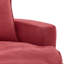 Fauteuil d'appoint demi-tonneau pivotant à 360 ° Fauteuil demi-tonneau pivotant de 57,5 po avec coussin double et 3 coussins amovibles