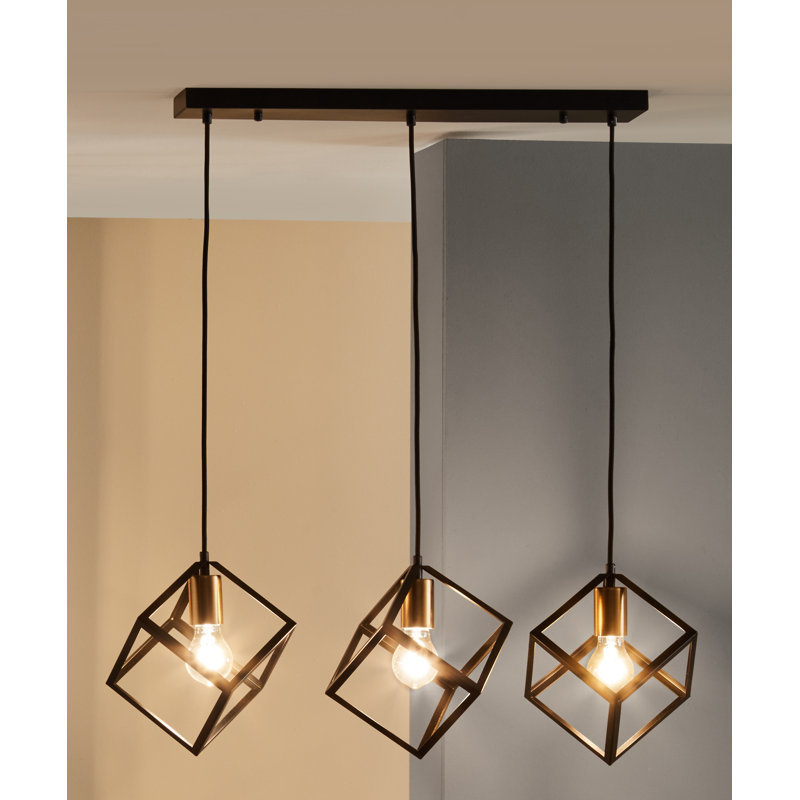 Kesler 3 - Light Black Kitchen Island Pendant