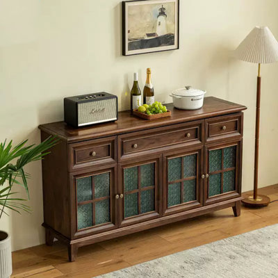Buffet tendance en bois de noyer