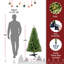 Arbre de Noël artificiel 4 pi avec support