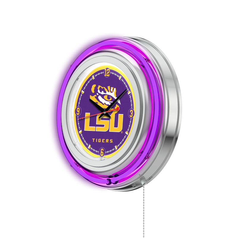 Horloge murale 15 po NCAA, Louisiana State