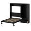 Lit escamotable Farmhouse multifonctionnel avec garde-robe et tiroirs, lit plateforme pliable grand format-132941780