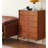 Modern Black Solid Wood Accent Cabinet
