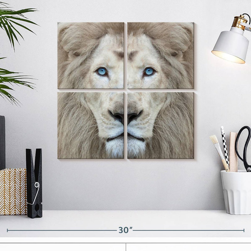 Brampt Exotic Lion, 18" H x 18" W
