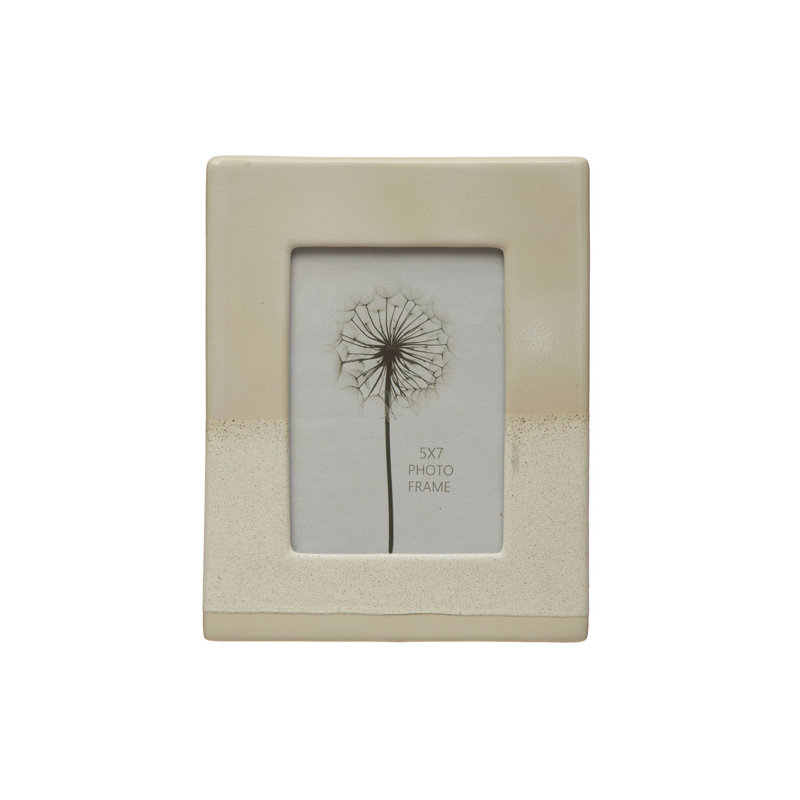 Bera Cream Ceramic Matte Picture Frame