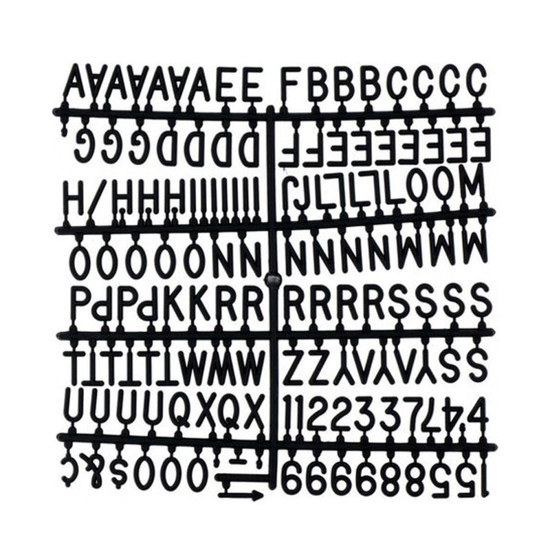 Plastic Changeable Letter Board, 26.5cm H x 39cm W x 2cm D