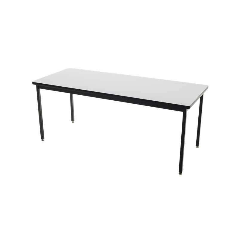 Laminate Adjustable Rectangle 2 Students Activity Table, 29'' H x 60'' L x 48'' W