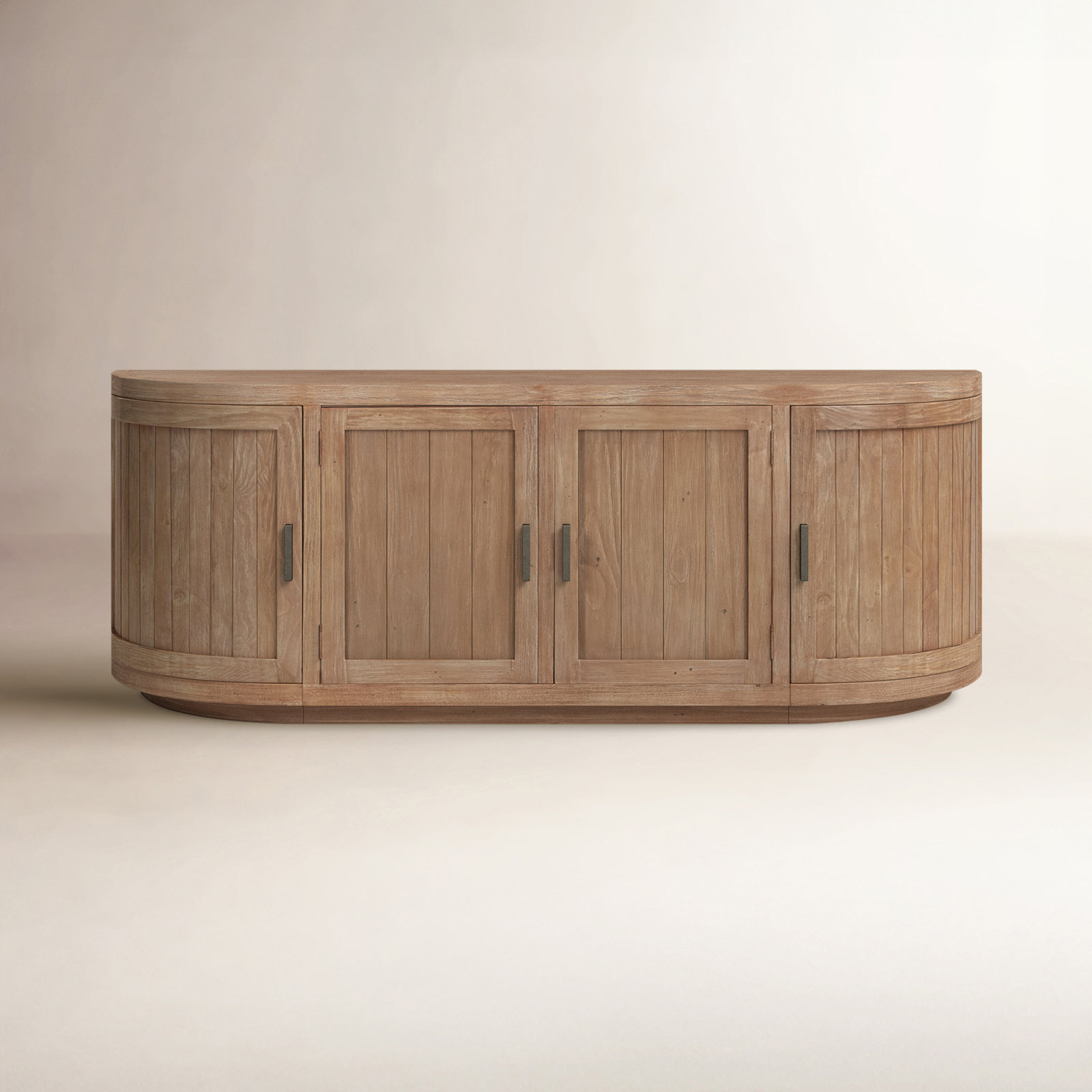 Rudi Solid Wood TV Stand, Brown
