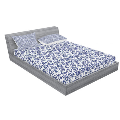 Microfiber Ikat Sheet Set