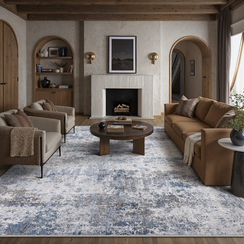 Ansel Abstract Area Rug, Rectangle 2' x 3'