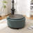 Savinien Upholstered Round Storage Ottoman-873350182