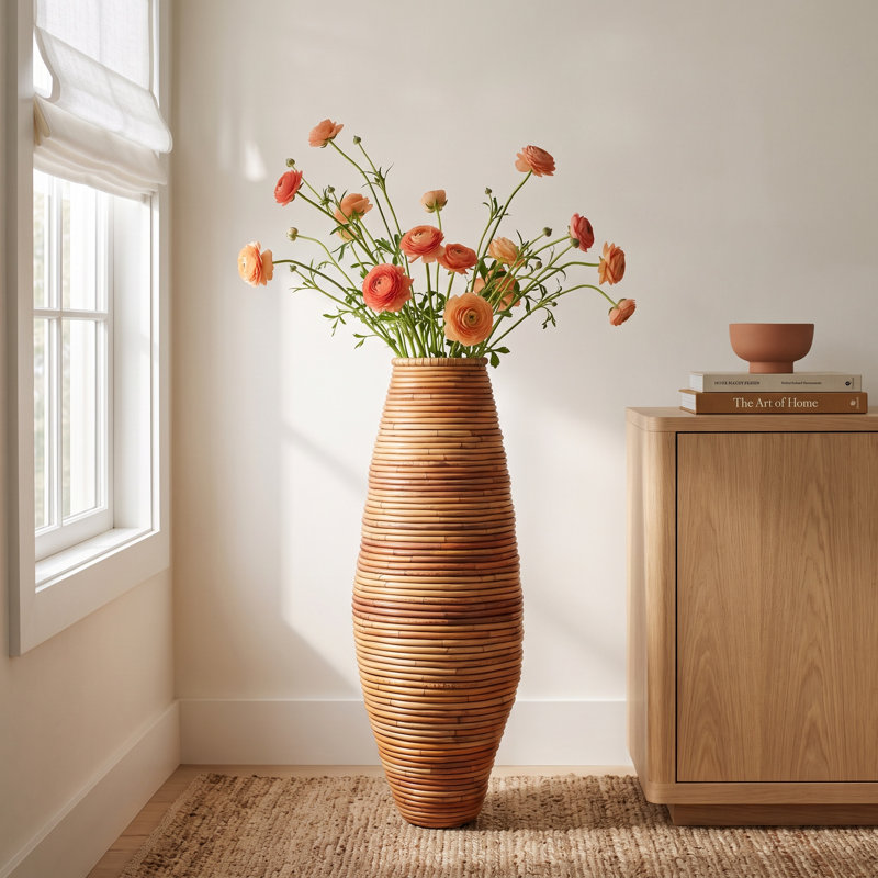 Rika Floor Vase 1, 36.5" H x 12.8" W x 12.8" D