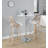 Laurenzio Swivel Upholstered Counter Stool-90141462-90141463