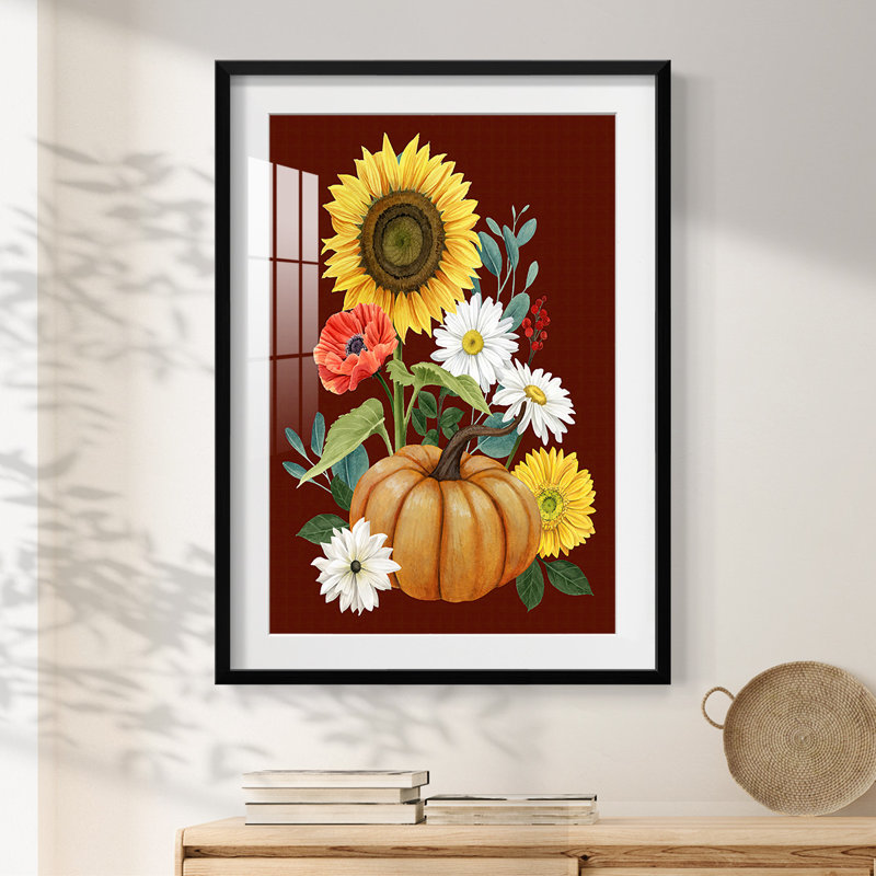 «Beautiful Fall II», reproduction encadrée, H 25,5 po x l 17,5 po, Noir