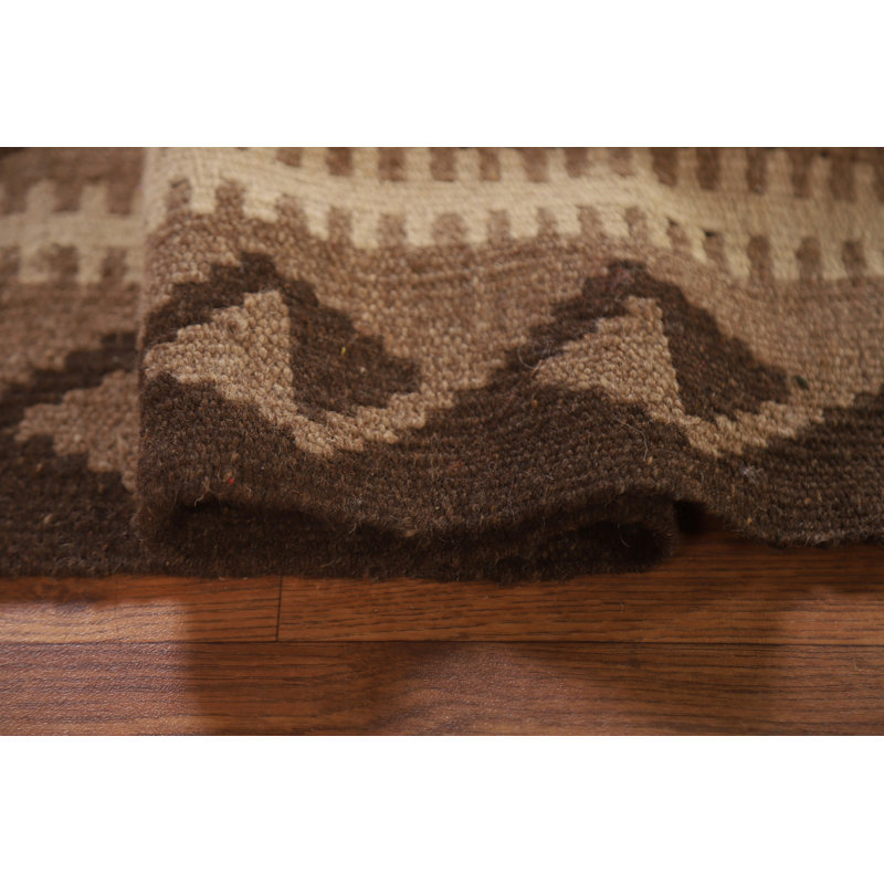Kilim Reversible Wool Area Rug 3x5