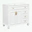 Meuble-lavabo de salle de bain avec lavabo, tiroir rabattable, 3 tiroirs et tablette réglable-1058787755