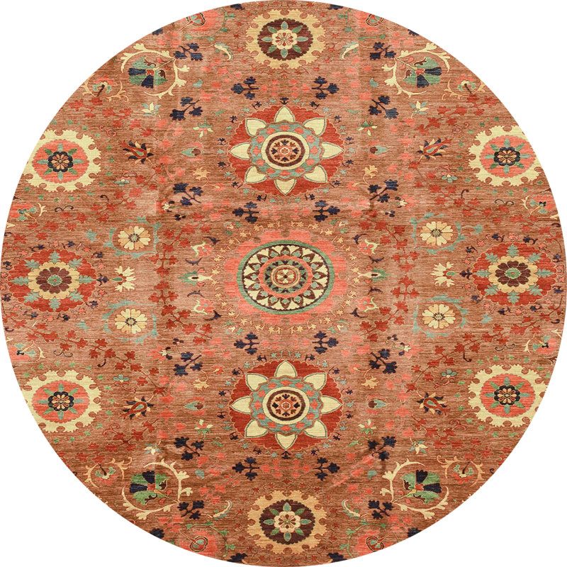 Tapis abstrait 3793, Rond 8 pi